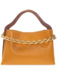Bottega Veneta Mount Small Leather Tote Bag Yellow