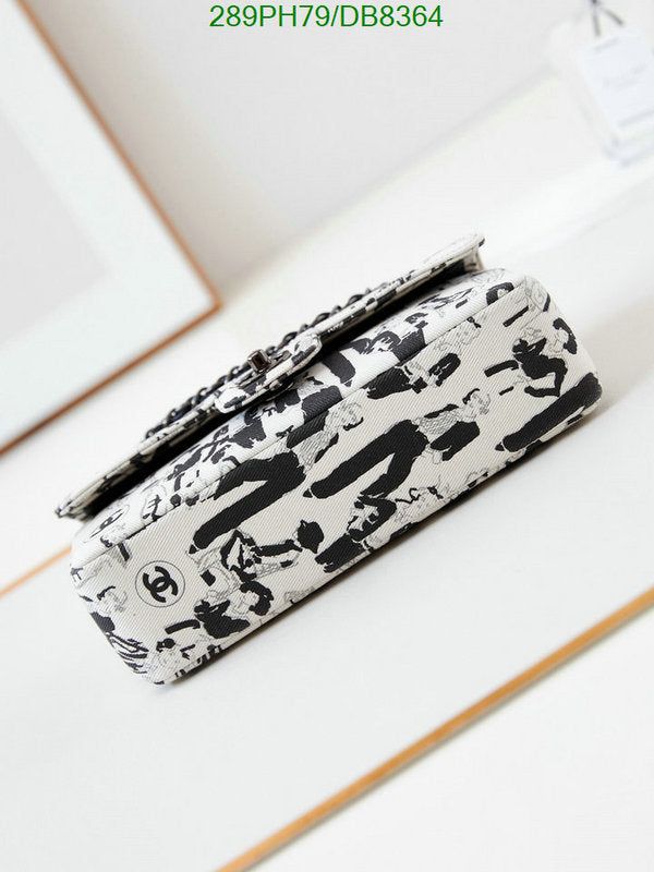 Chanel Medium White Black Canvas Karl Lagerfeld 25cm