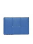 Bottega Veneta Intrecciato Cassette Card Wallet Deep Pacific