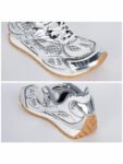 Bottega Veneta Orbit Mesh Low Top Sneakers Silver