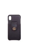 Gucci iPhone 10 Grained Leather Case