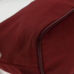 PRADA Accessory Pouch Nylon Red Silver  94191