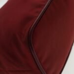 PRADA Accessory Pouch Nylon Red Silver  94191