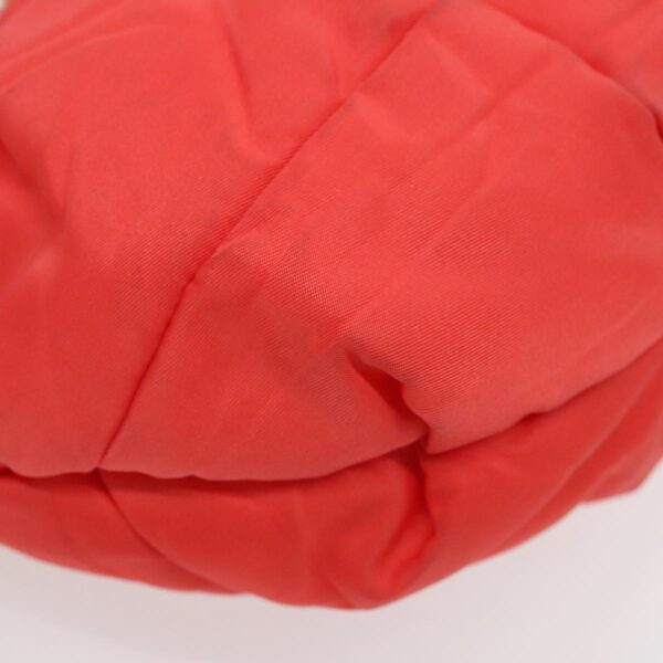 PRADA Shoulder Bag Nylon Orange Gold  94250