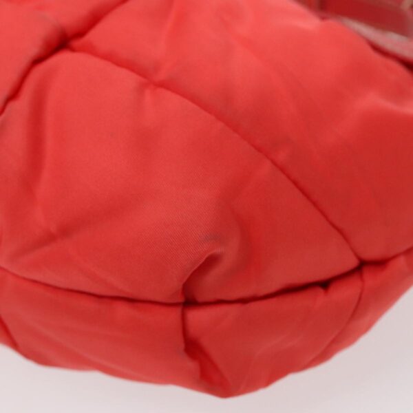 PRADA Shoulder Bag Nylon Orange Gold  94250