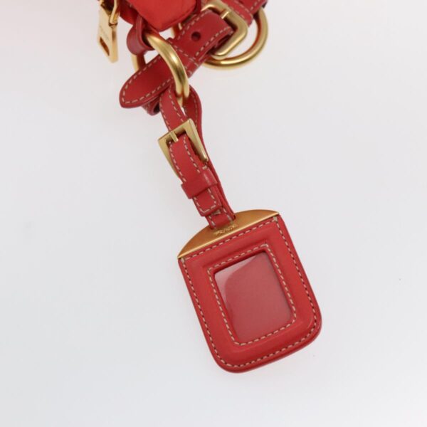 PRADA Shoulder Bag Nylon Orange Gold  94250