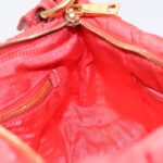 PRADA Shoulder Bag Nylon Orange Gold  94250