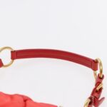 PRADA Shoulder Bag Nylon Orange Gold  94250