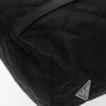 PRADA Shoulder Bag Nylon Black Silver  94765