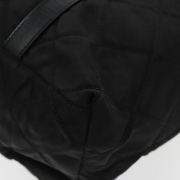 PRADA Shoulder Bag Nylon Black Silver  94765