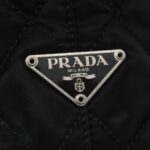 PRADA Shoulder Bag Nylon Black Silver  94765