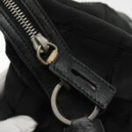 PRADA Shoulder Bag Nylon Black Silver  94765
