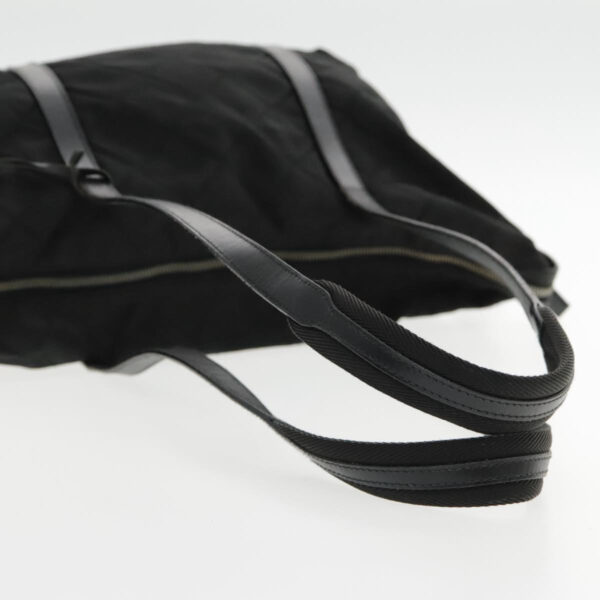 PRADA Shoulder Bag Nylon Black Silver  94765