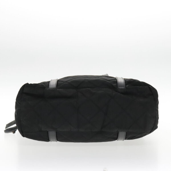 PRADA Shoulder Bag Nylon Black Silver  94765