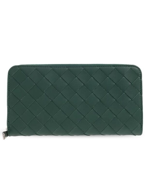 Bottega Veneta Bottega Veneta Leather Wallet, Men's, Green