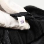 PRADA Hand Bag Nylon Black Silver  95336