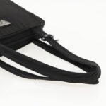 PRADA Hand Bag Nylon Black Silver  95336