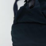 PRADA Backpack Nylon Navy Silver  95355