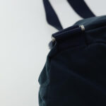 PRADA Backpack Nylon Navy Silver  95355