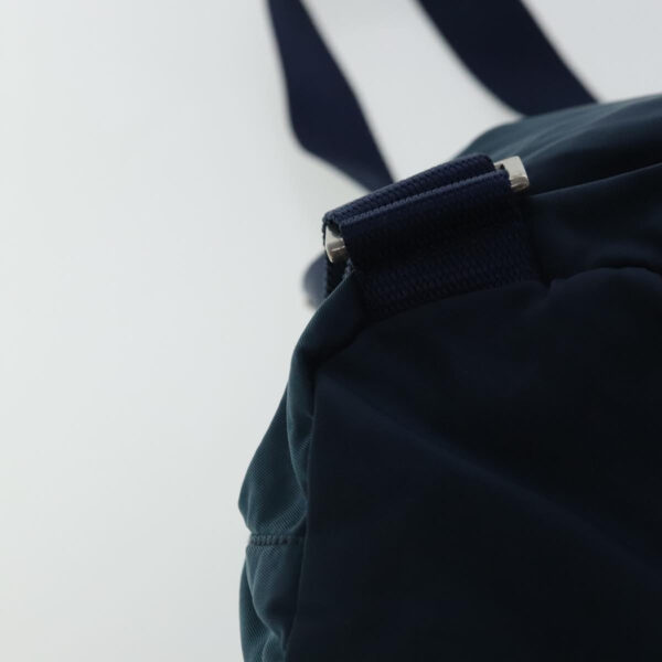 PRADA Backpack Nylon Navy Silver  95355