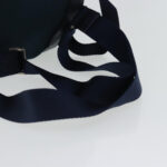 PRADA Backpack Nylon Navy Silver  95355