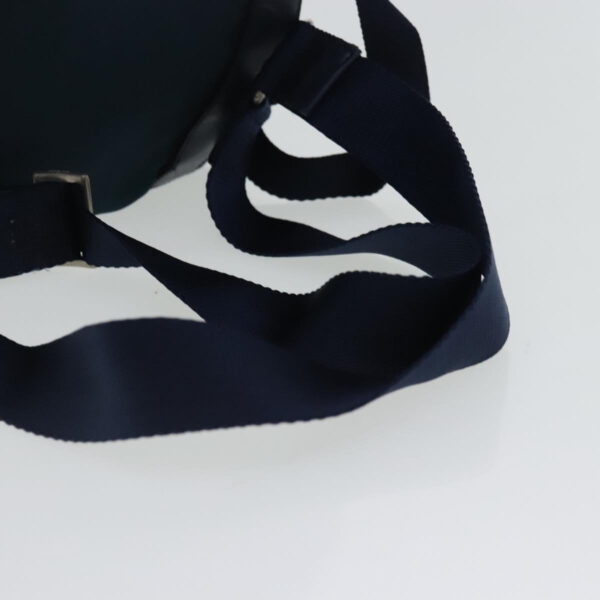 PRADA Backpack Nylon Navy Silver  95355