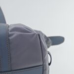 PRADA Tote Bag Nylon Light Blue Silver  95359