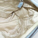 PRADA Tote Bag Nylon Light Blue Silver  95359