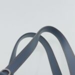 PRADA Tote Bag Nylon Light Blue Silver  95359