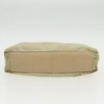 PRADA Hand Bag Nylon Beige Gold  95369