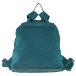 PRADA Backpack Nylon Blue Silver  95670