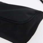 PRADA Accessory Pouch Nylon Black Silver  95690