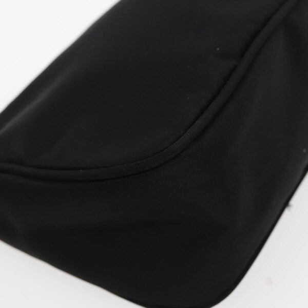 PRADA Accessory Pouch Nylon Black Silver  95690