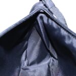 PRADA Accessory Pouch Nylon Black Silver  95690
