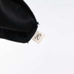 PRADA Accessory Pouch Nylon Black Silver  95690