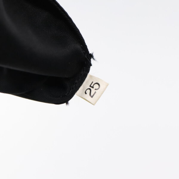 PRADA Accessory Pouch Nylon Black Silver  95690