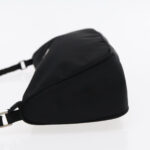 PRADA Accessory Pouch Nylon Black Silver  95690