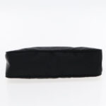PRADA Accessory Pouch Nylon Black Silver  95690