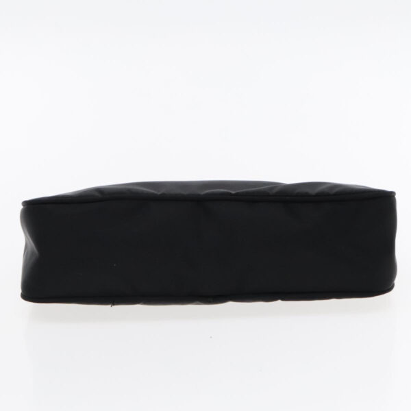 PRADA Accessory Pouch Nylon Black Silver  95690