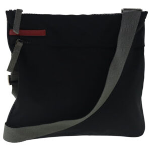 PRADA Sports Shoulder Bag Nylon Black  95745