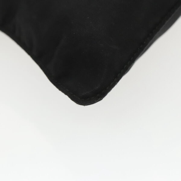 PRADA Shoulder Bag Nylon Black Silver  95787