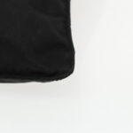 PRADA Shoulder Bag Nylon Black Silver  95787