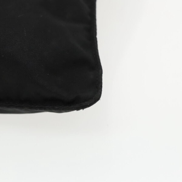 PRADA Shoulder Bag Nylon Black Silver  95787