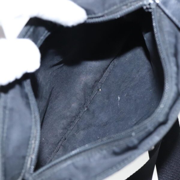 PRADA Shoulder Bag Nylon Black Silver  95787