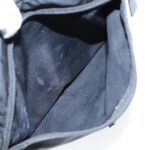 PRADA Shoulder Bag Nylon Black Silver  95787