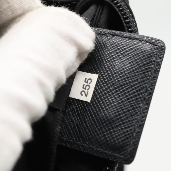 PRADA Shoulder Bag Nylon Black Silver  95787