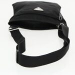 PRADA Shoulder Bag Nylon Black Silver  95787