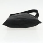 PRADA Shoulder Bag Nylon Black Silver  95787