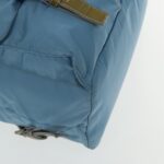 PRADA Backpack Nylon Blue Silver  95917