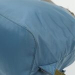PRADA Backpack Nylon Blue Silver  95917